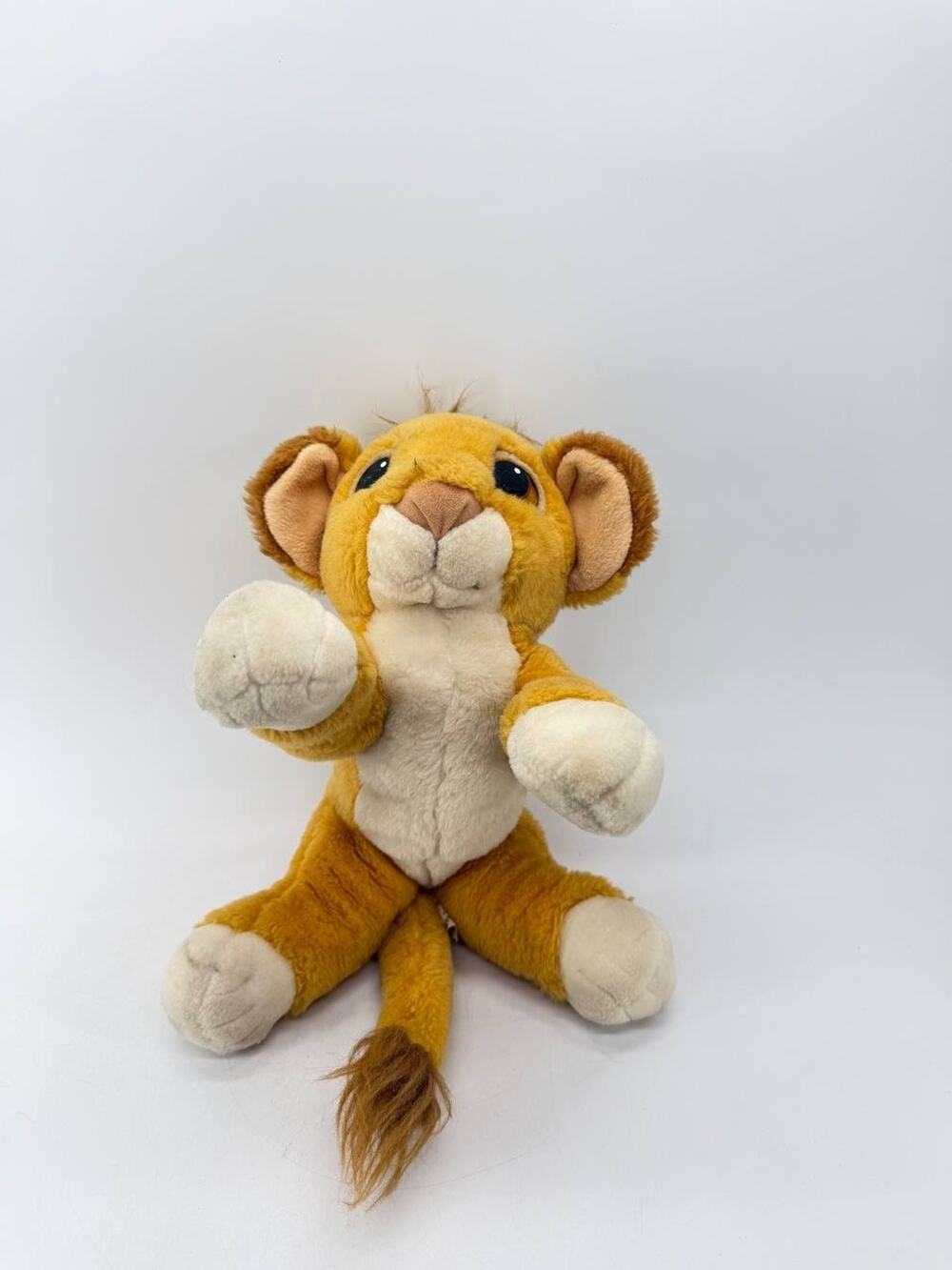 Vintage 1993 Mattel Disney The Lion King Floppy Simba Plush Stuffed Lion